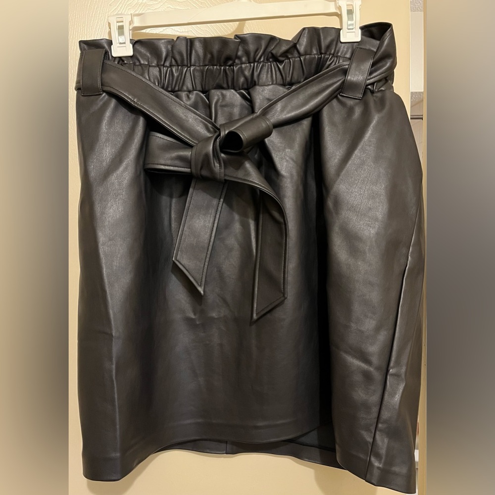 NWT Eloquii Faux Leather Skirt